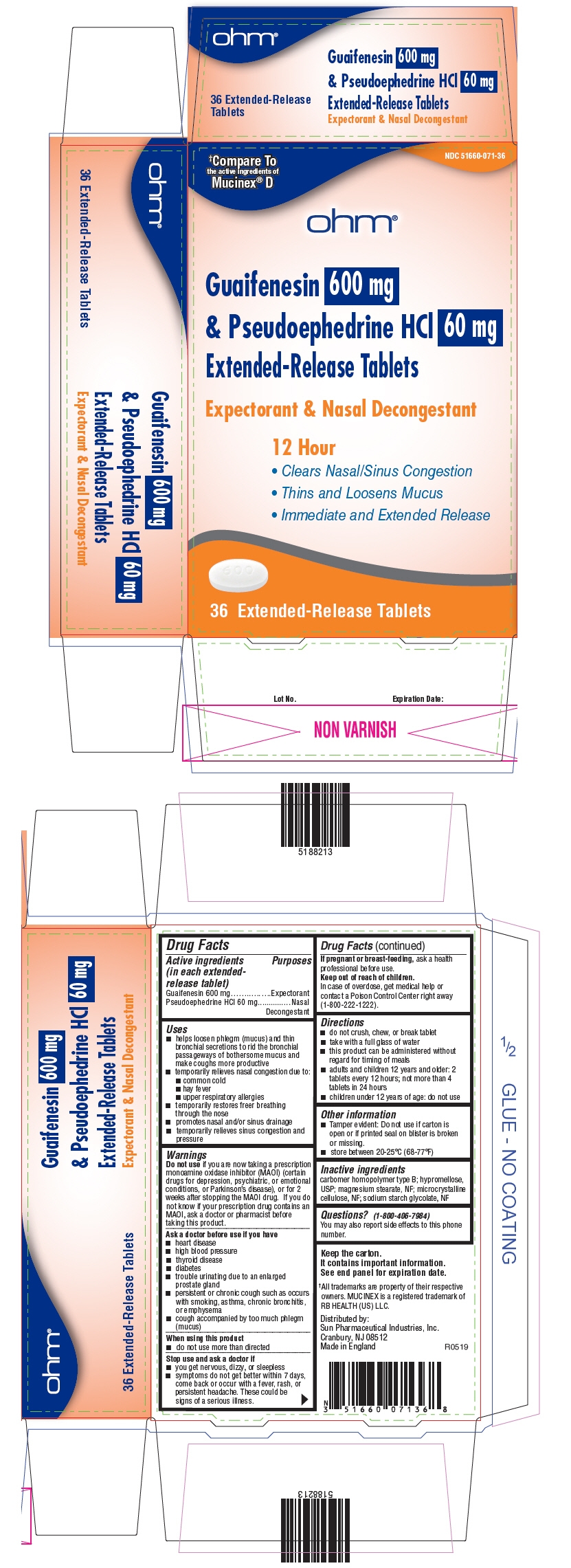 PRINCIPAL DISPLAY PANEL - 600 mg/60 mg Tablet Blister Pack Carton