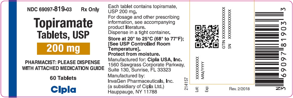 PACKAGE LABEL-PRINCIPAL DISPLAY PANEL - 200 mg (60 Tablets Bottle)