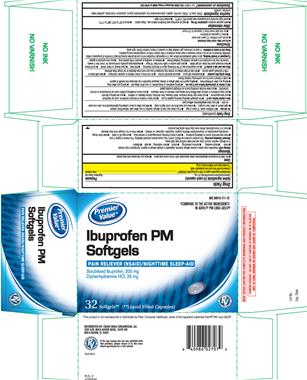 Diphenhydramine 25 mg, Ibuprofen 200 mg