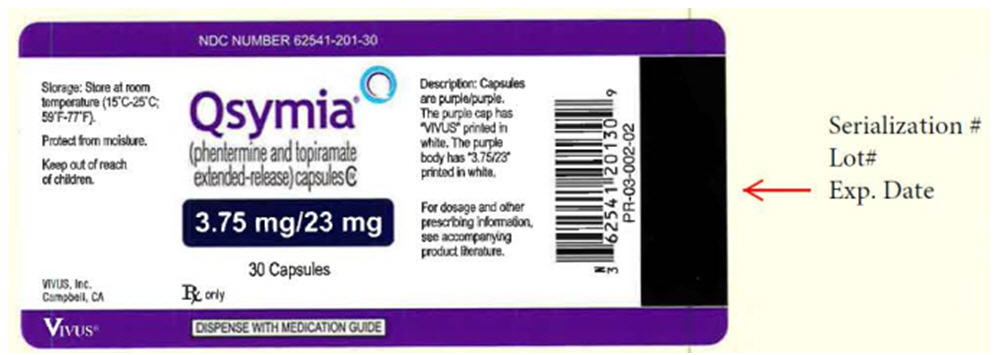 PRINCIPAL DISPLAY PANEL - 3.75 mg/23 mg Capsule Bottle Label