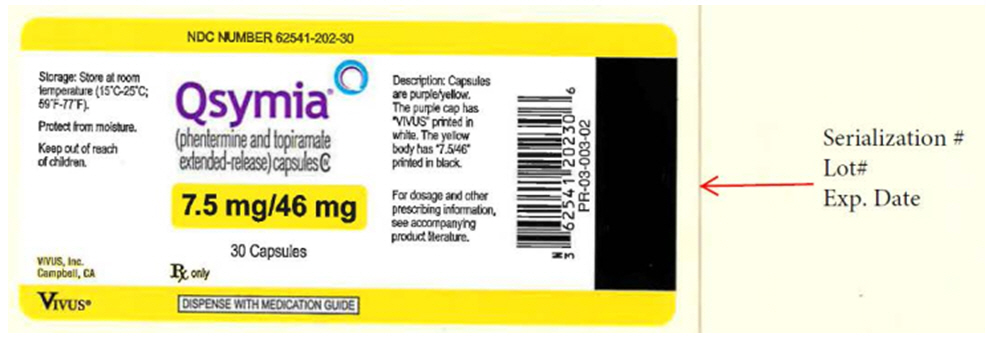 PRINCIPAL DISPLAY PANEL - 7.5 mg/46 mg Capsule Bottle Label