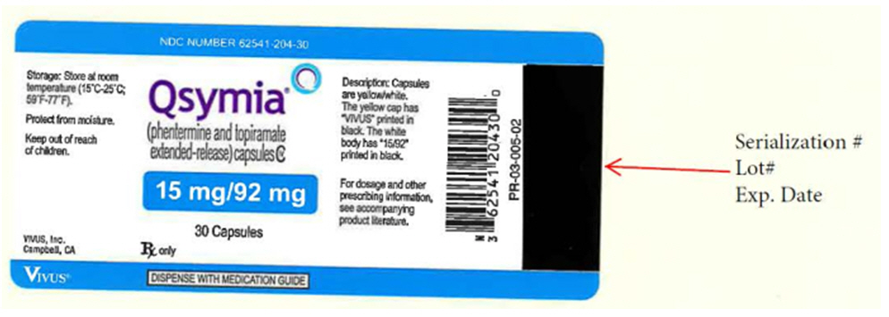 PRINCIPAL DISPLAY PANEL - 15 mg/92 mg Capsule Bottle Label