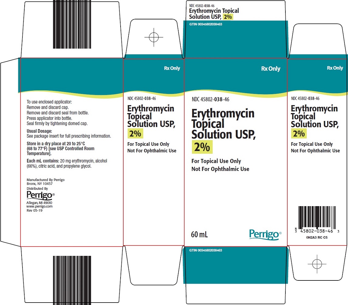 Erythromycin Topical Solution USP, 2% Carton