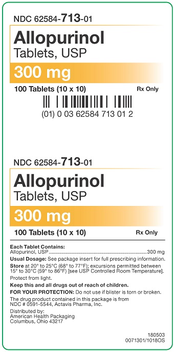 300 mg Allopurinol Tablets Carton