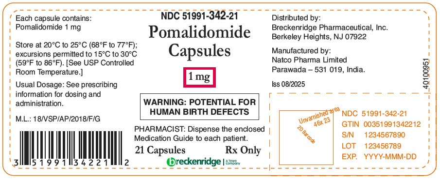 PRINCIPAL DISPLAY PANEL - 1 mg Capsule Bottle Label