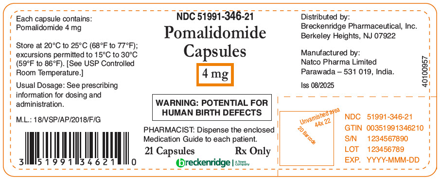 PRINCIPAL DISPLAY PANEL - 4 mg Capsule Bottle Label