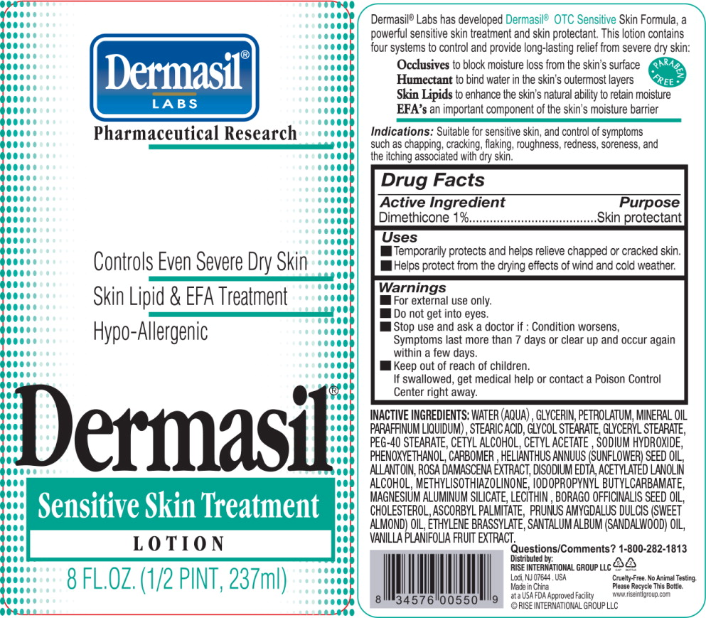 Principal Display Panel - Bottle Label Dermasil 8oz
