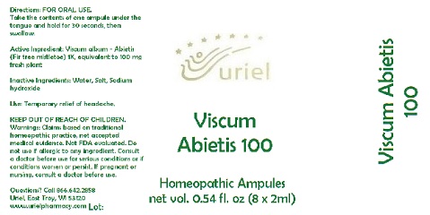 ViscumAbietis100Ampules