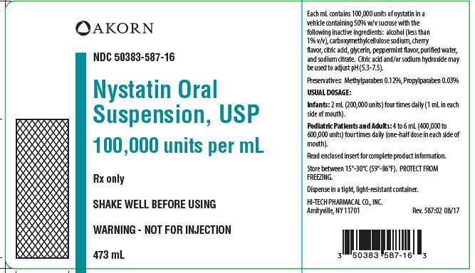 Nystatin by Hi Tech Pharmacal Co Inc / Akorn Operating Company LLC