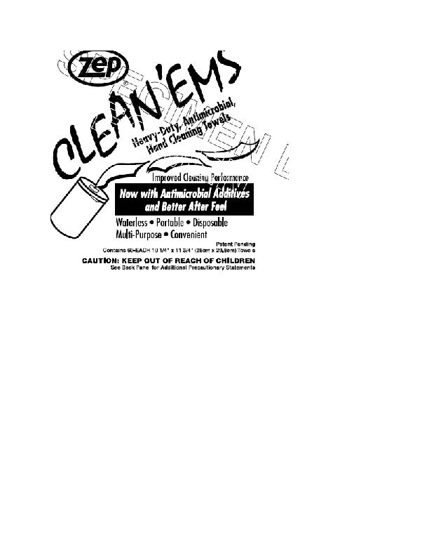 ZEP CLEAN EMS