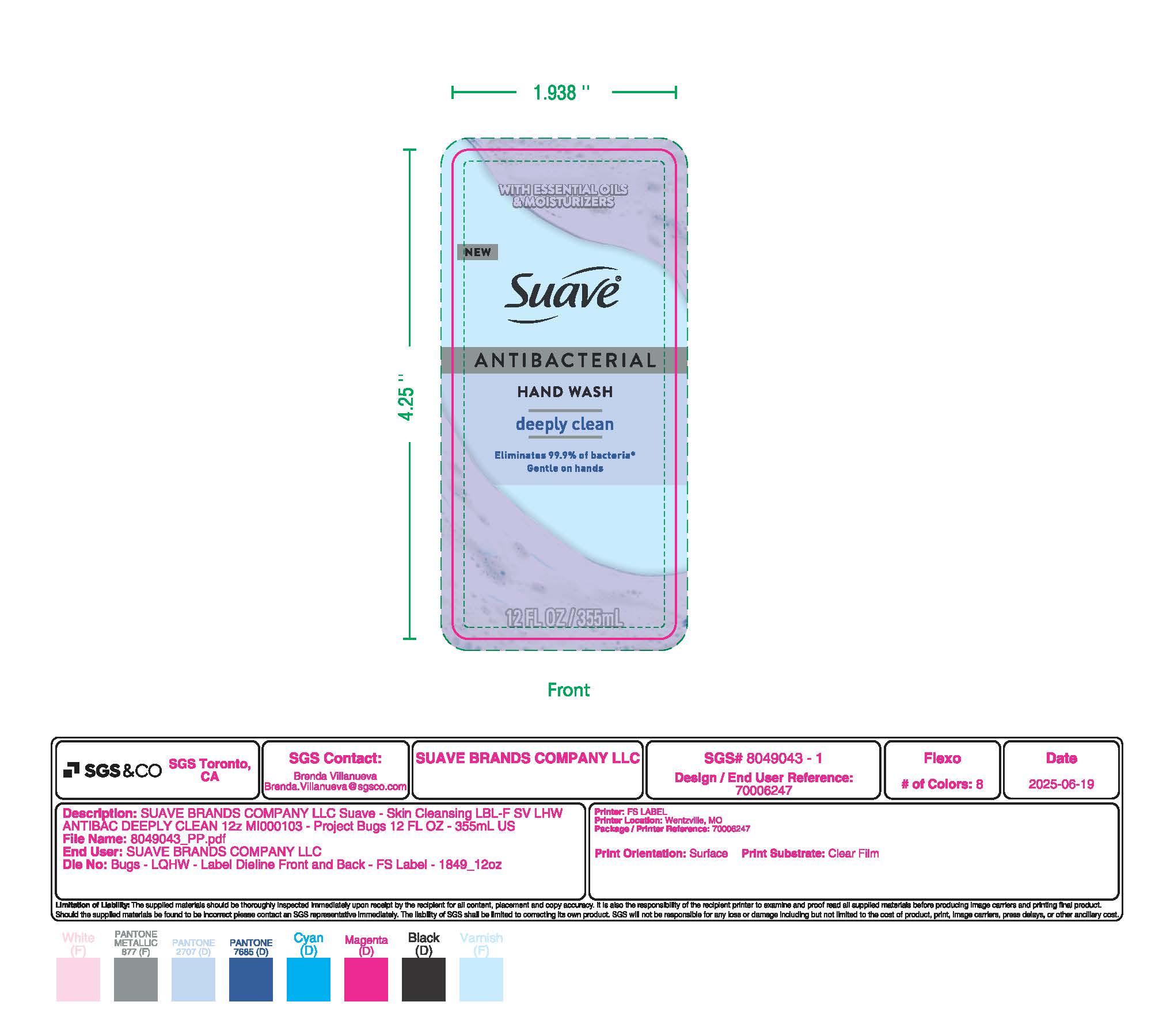 Front label Deeply Clean