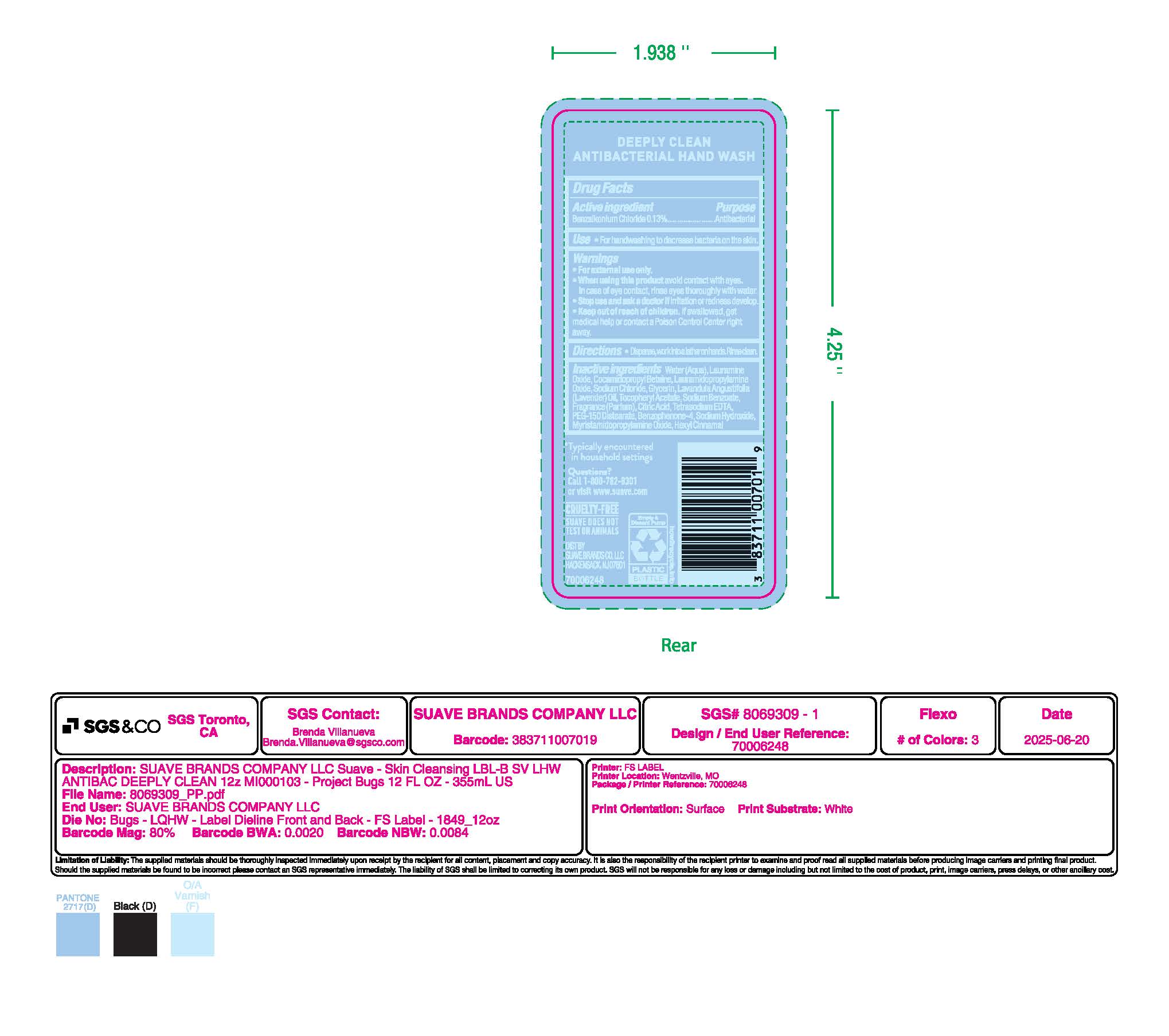 Drug fact Box Deeply Clean LHW