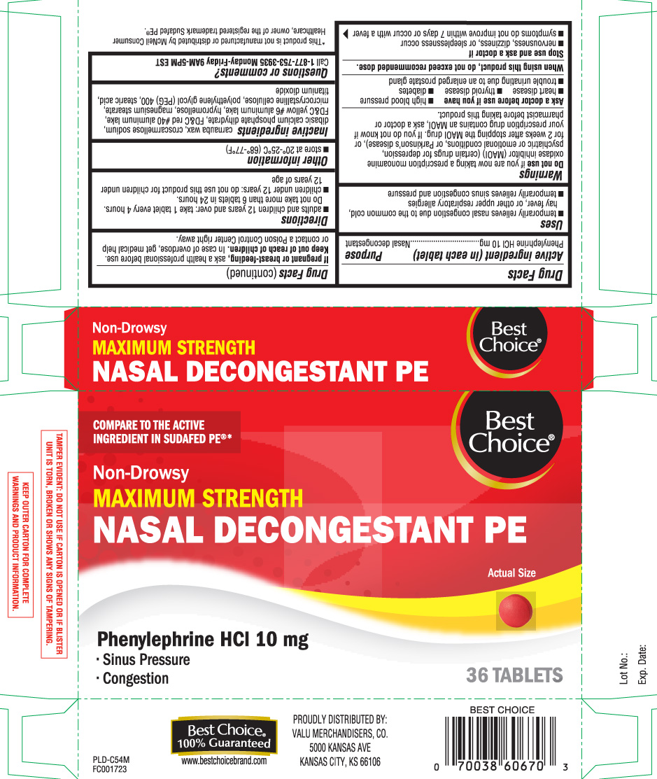 Phenylephrine HCl 10 mg