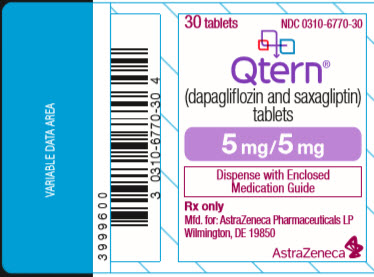 Qtern 5 mg/5 mg bottle label 30 count