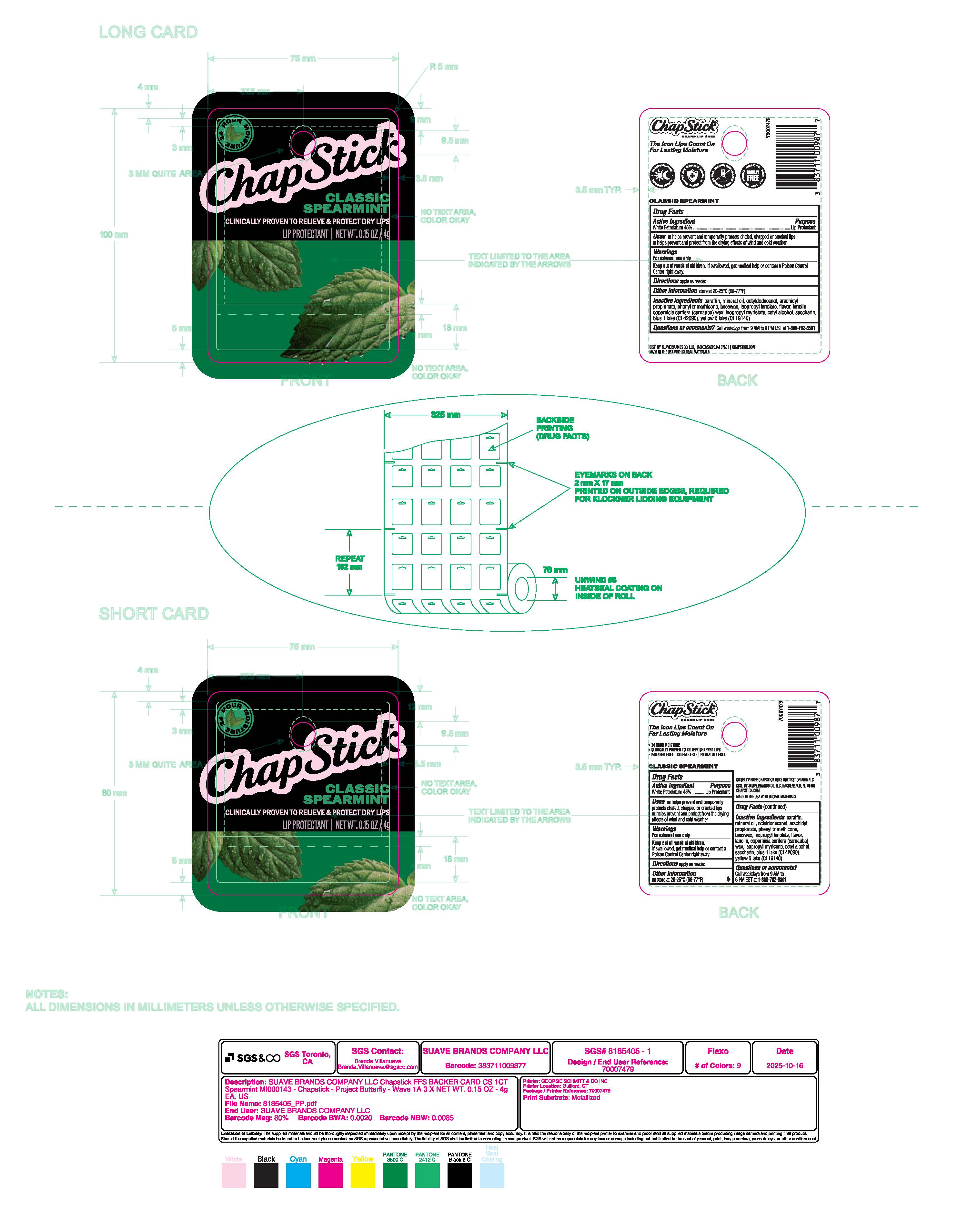 1 ct Spearmint UPC 383711009877