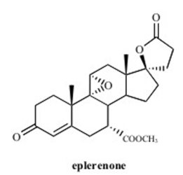 Structural Formula of Eplerenone 