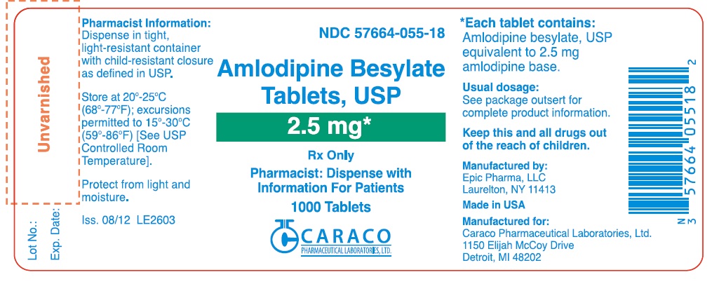 Principal display panel 2.5 mg