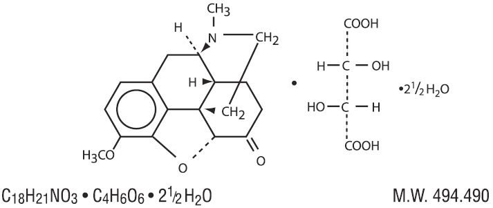 hydrocodone-structure