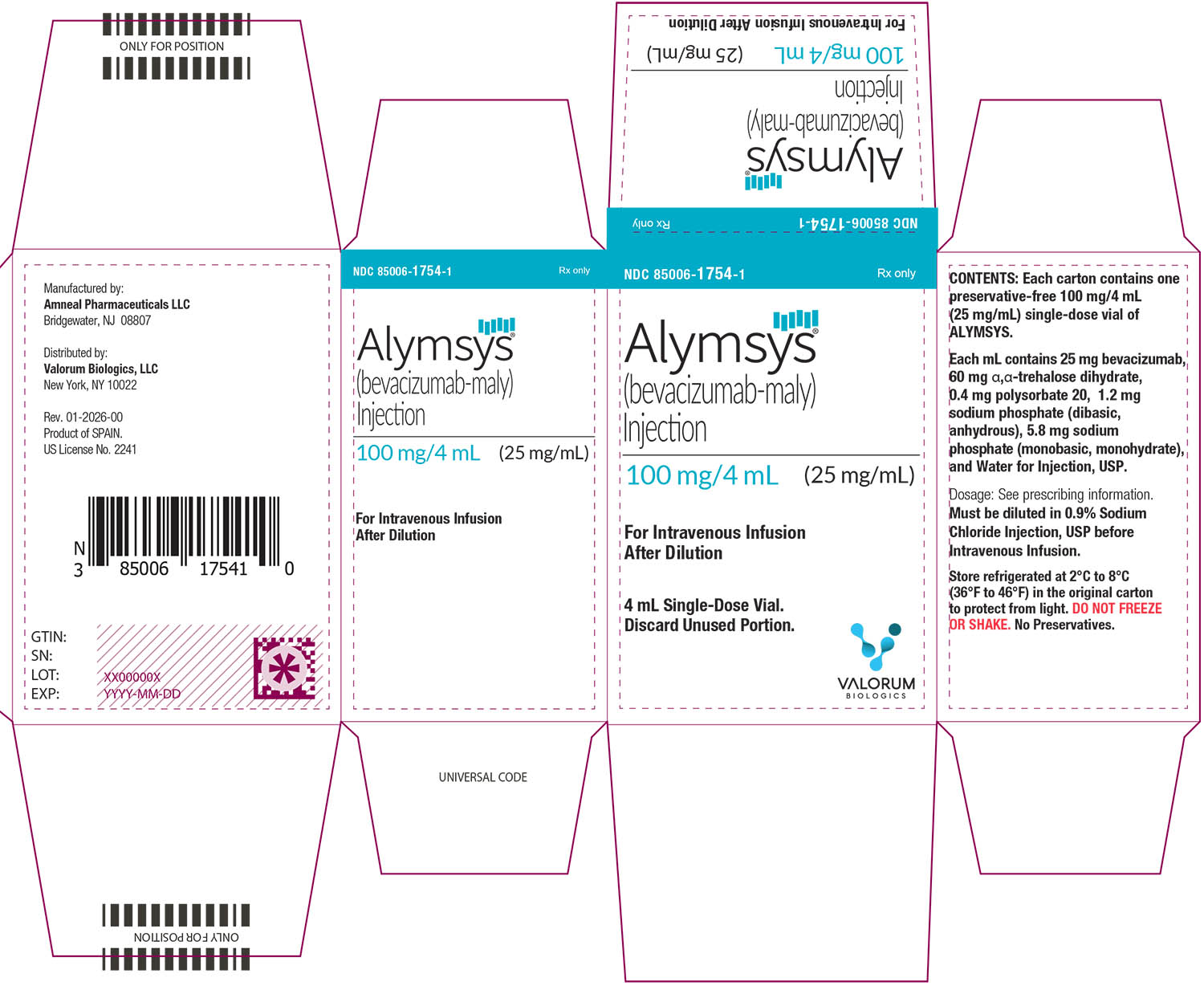valorum-100mg carton