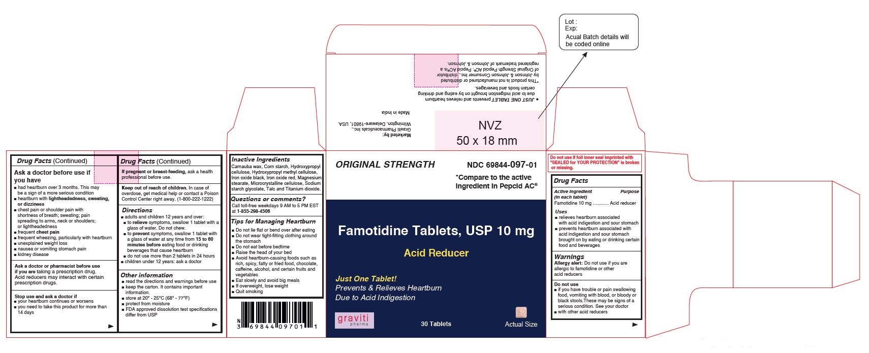 10 mg 30's bottels pack