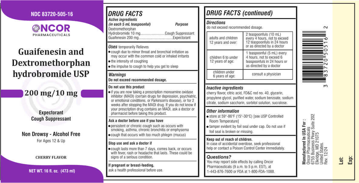 Guaifenesin and Dextromethorphan