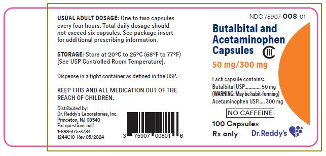 100ct container label