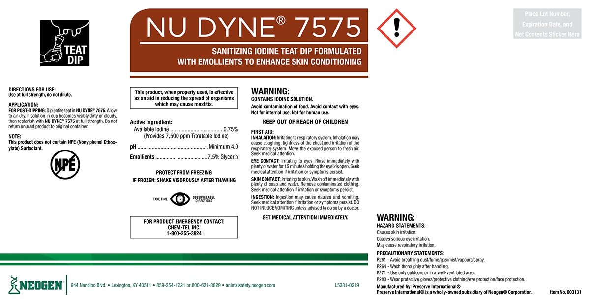 Nu-Dyne 7575