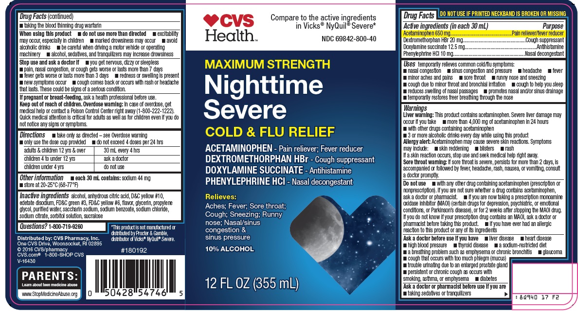 Nighttime Severe Label