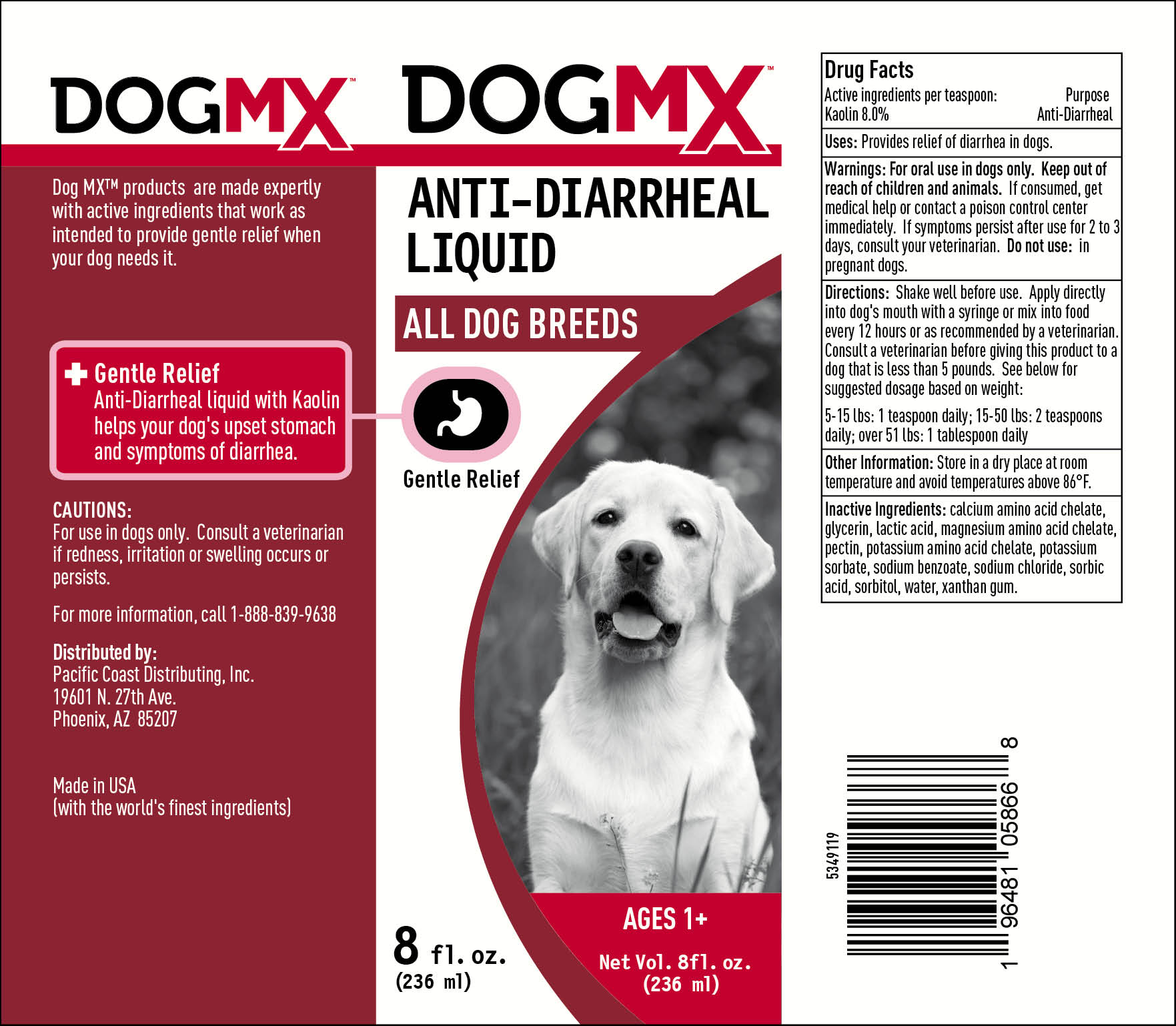 Dog MX Anti-Diarrheal 8oz