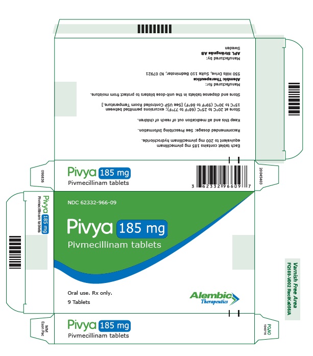 Pivya Carton 9 tablets