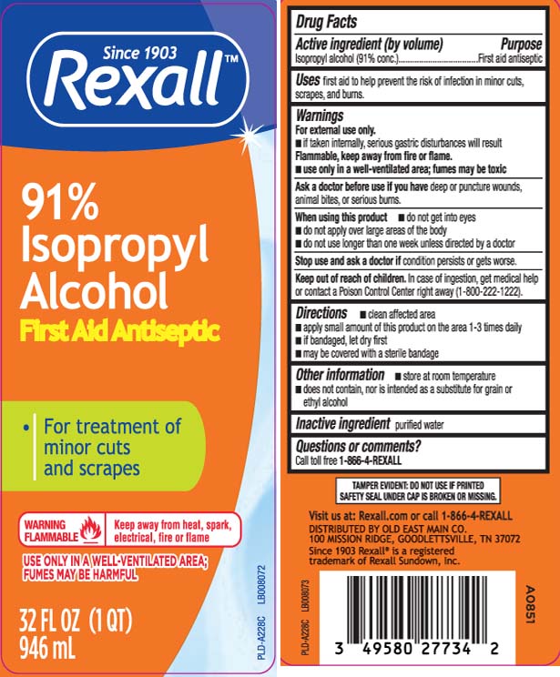 Isopropyl Alcohol (91% conc.)