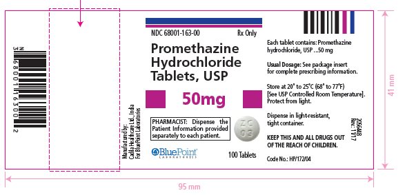 Promethazine Hydrochloride 50mg 100 Tablets Rev 1117