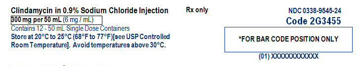 Clindamycin in Sodium Chloride Representative Carton Label NDC: <a href=/NDC/0338-9545-24>0338-9545-24</a> 2 of 3