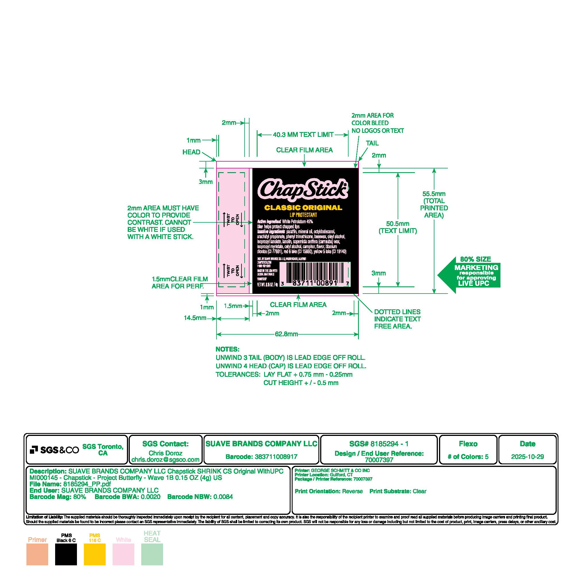 original primary UPC 383711008917
