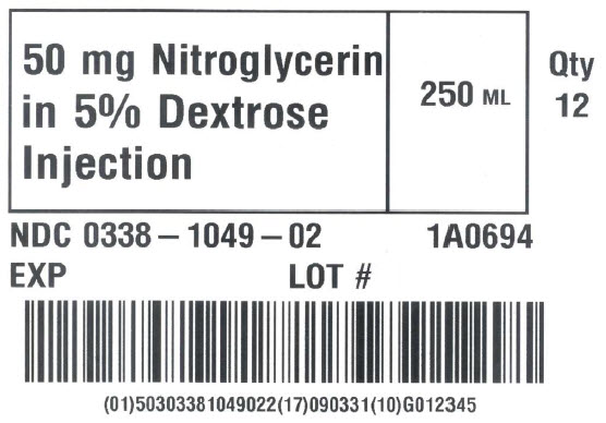 Representative Carton Label, 50 mg Nitroglycerin