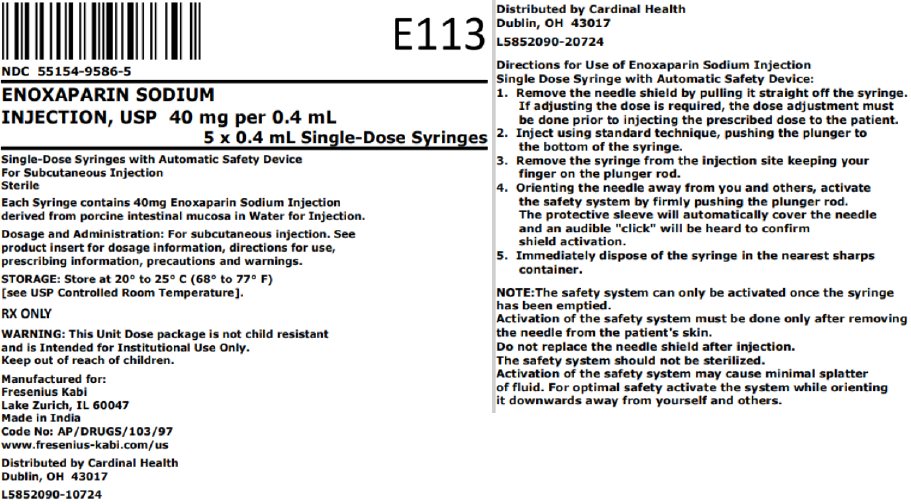 40mg per 0.4mL, 5x0.4mL single dose syringe bag label