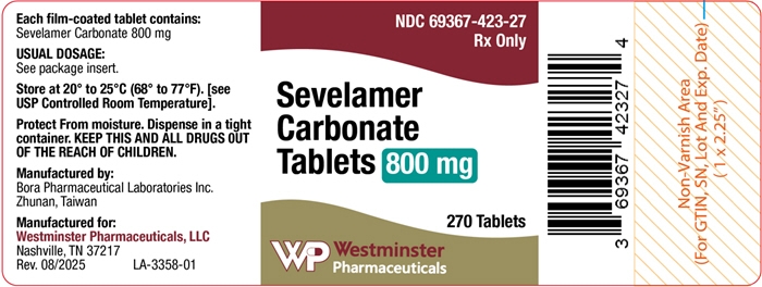 PRINCIPAL DISPLAY PANEL - 800 mg Tablet Bottle Label