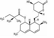 simvastatin structural formula