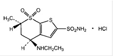 Dorzolamide-structure