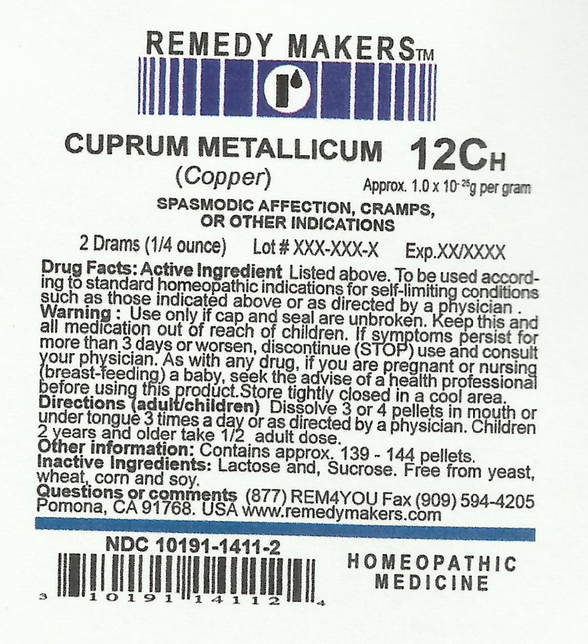 CUPRUMMETALLICUM12C