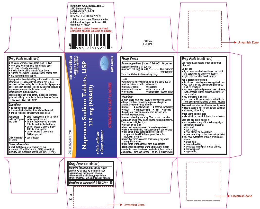PACKAGE LABEL-PRINCIPAL DISPLAY PANEL - 220 mg (100 Tablets Carton Label)