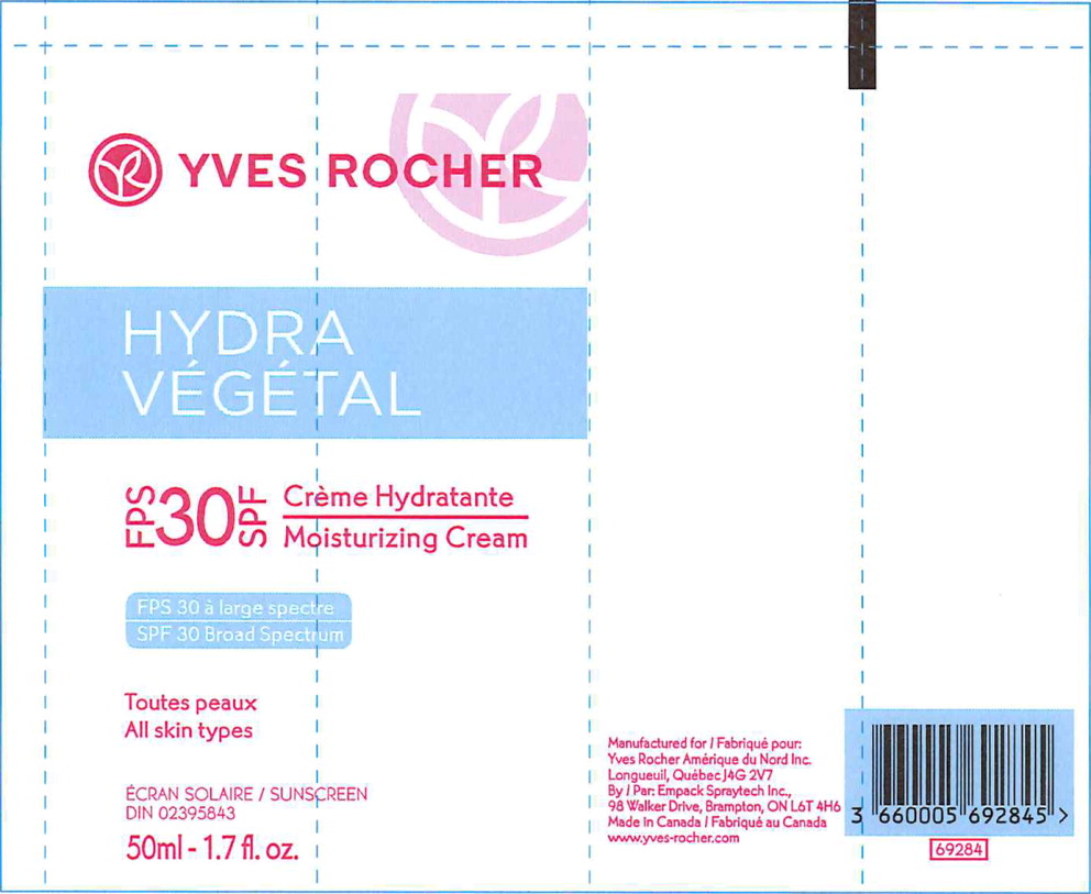 Principal Display Panel - Hydra Vegetal FPS 30 Tube Label
