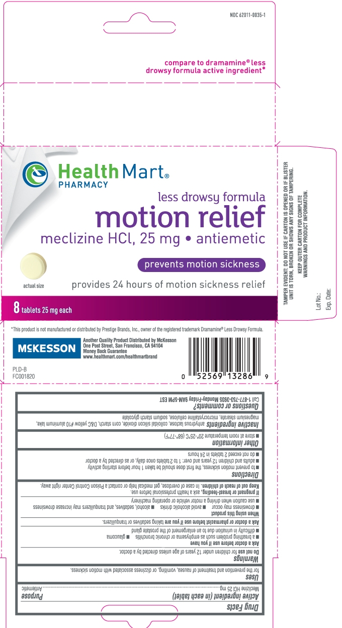 Meclizine HCl 25 mg