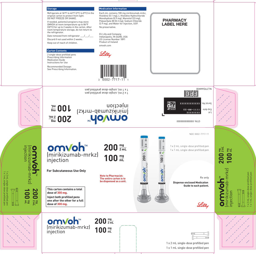 PACKAGE LABEL – Omvoh 300 mg Prefilled Pen
