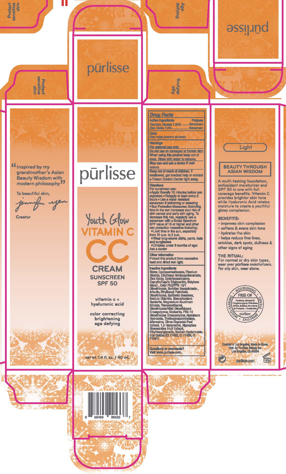 Youth Glow Vitamin C CC Cream SPF 50 - Light