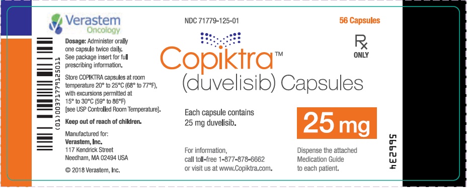 25 mg Capsule 56-count Bottle Label