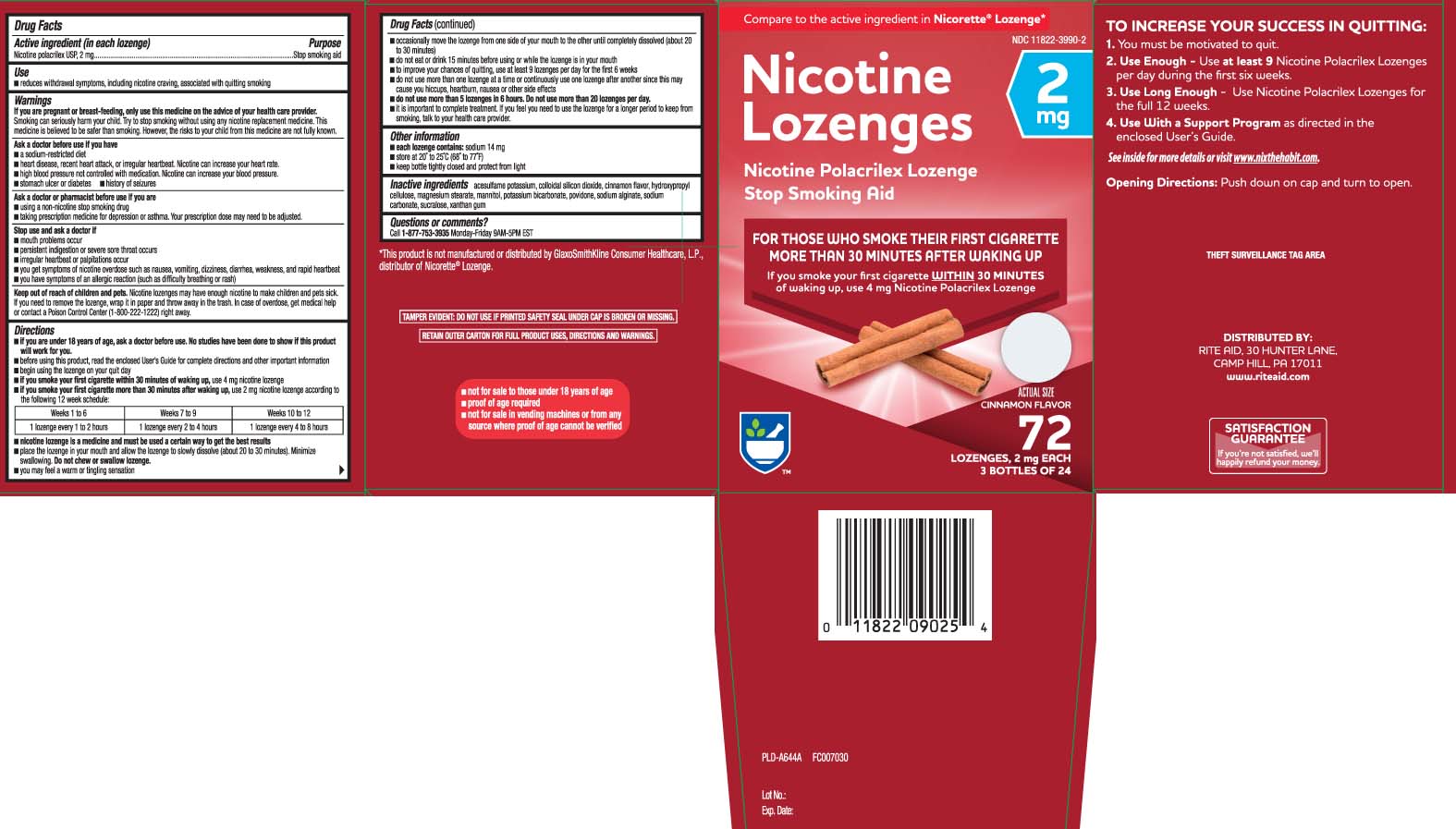 Nicotine Polacrilex USP, 2 mg