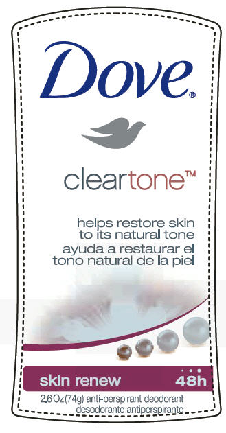 Dove Cleartone Skin Renew 48 PDP front