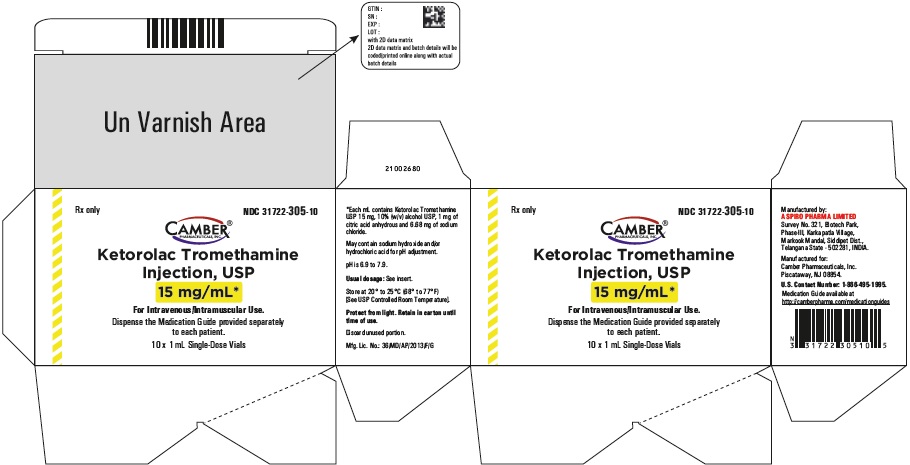 ketorolac15mgperml10scountcarton