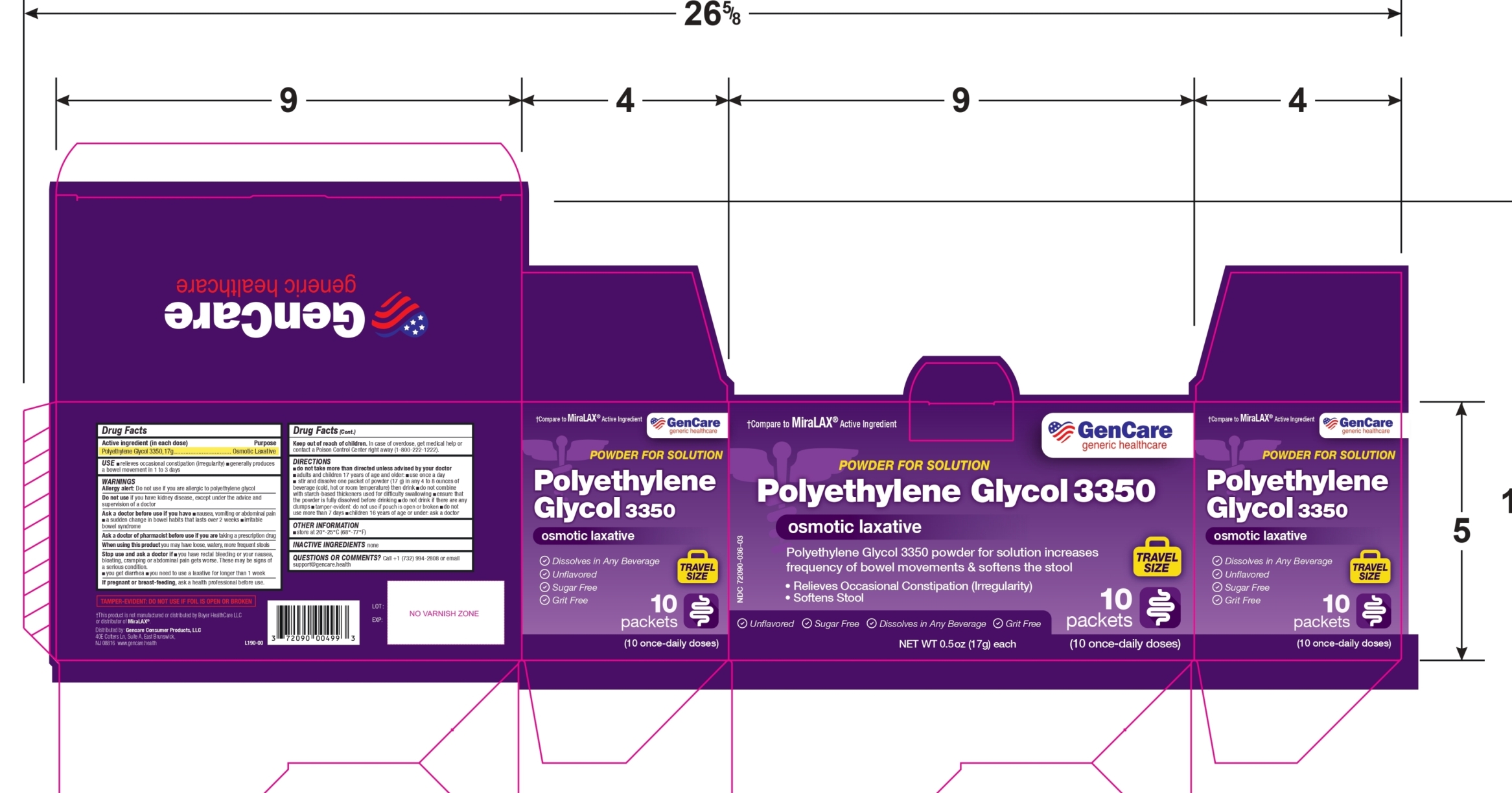 L190-00 GC Laxative Powder Carton 10ct